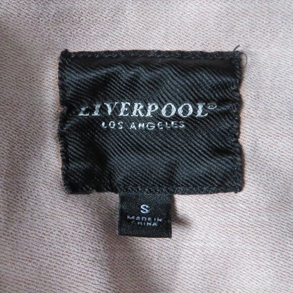 Liverpool Blush Temma Stretchy Blush Pink Denim Jean Jacket Womens Size S - Picture 3 of 12